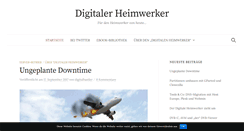 Desktop Screenshot of digitaler-heimwerker.de